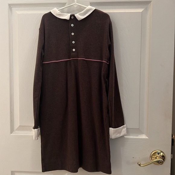 Girl’s Olive Juice Brown 100% Cotton Dress Size XL - Picture 2 of 3